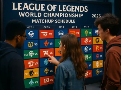 Расписание матчей чемпионата мира по League of Legends 2025